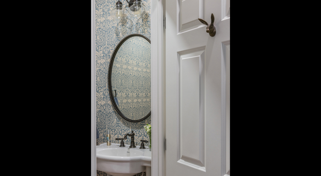 Newton, MA powder room