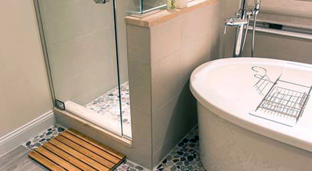 Bedford, MA spa-like bathroom