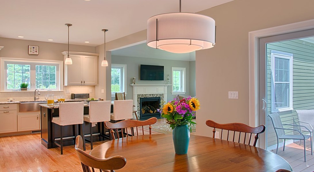 Open concept in Needham, MA