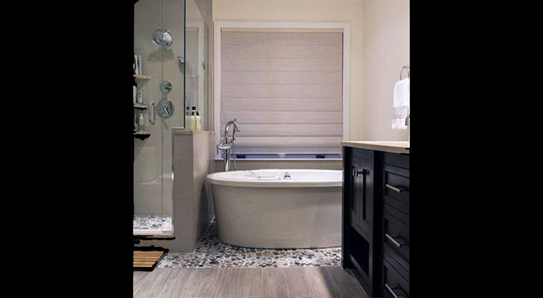 Bedford, MA spa-like bathroom